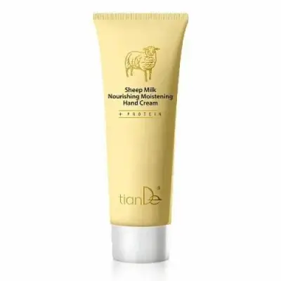 Cremă nutritivă și hidratantă de mâini cu lapte de oaie, 80 ml