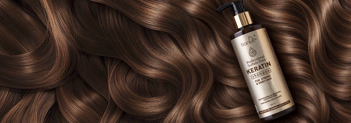 Șampon cu keratină fără sulfați