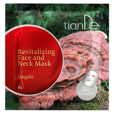 Mască revitalizantă pentru față și gât cu Ganoderma, 35 g