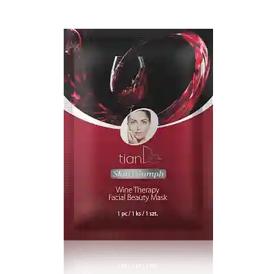 Masca-beauty de față „Terapie cu vin“, 1 buc