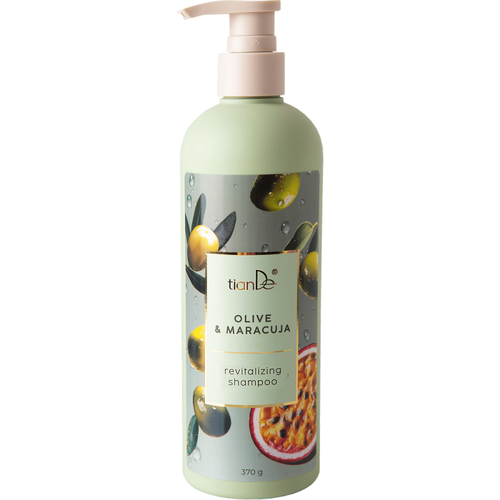 Șampon revitalizant cu măsline și fructul pasiunii, 370g