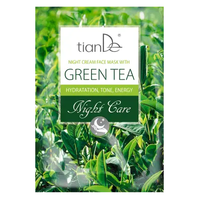 Mască cremă de noapte cu ceai verde, 18 g 