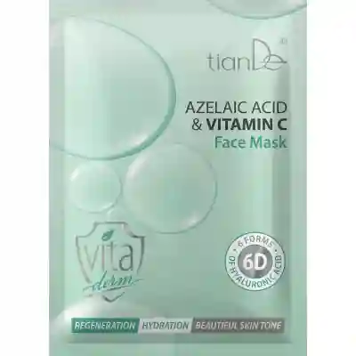 Mască de față cu acid azelaic și vitamina C
